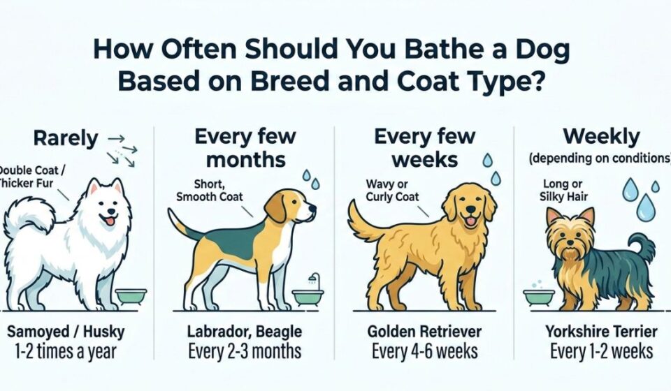 How Often Should You Bathe a Dog by Breed Type