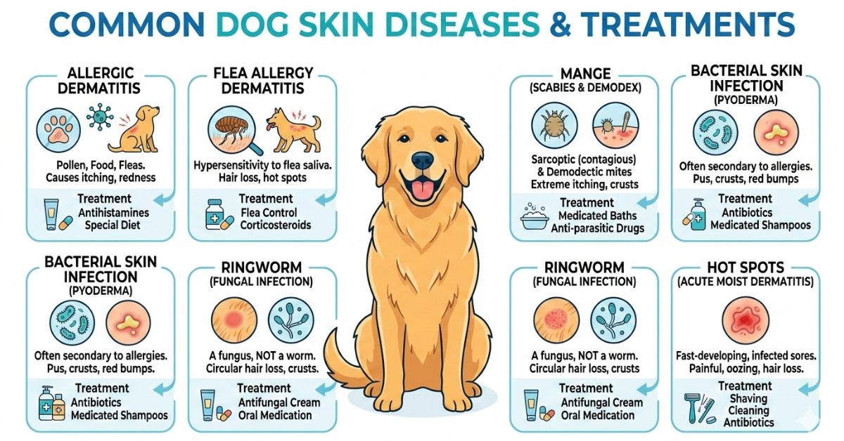 Common Dog Skin Diseases and Effective Treatments Guide