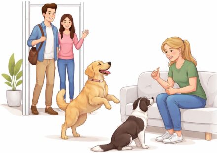 Stop Dog Jumping on Guests With Calm Training