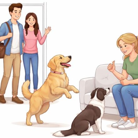 Stop Dog Jumping on Guests With Calm Training